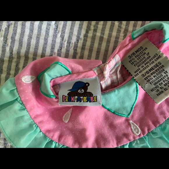 Vintage Peek-a-Babe Watermelon Romper - Picture 6 of 9